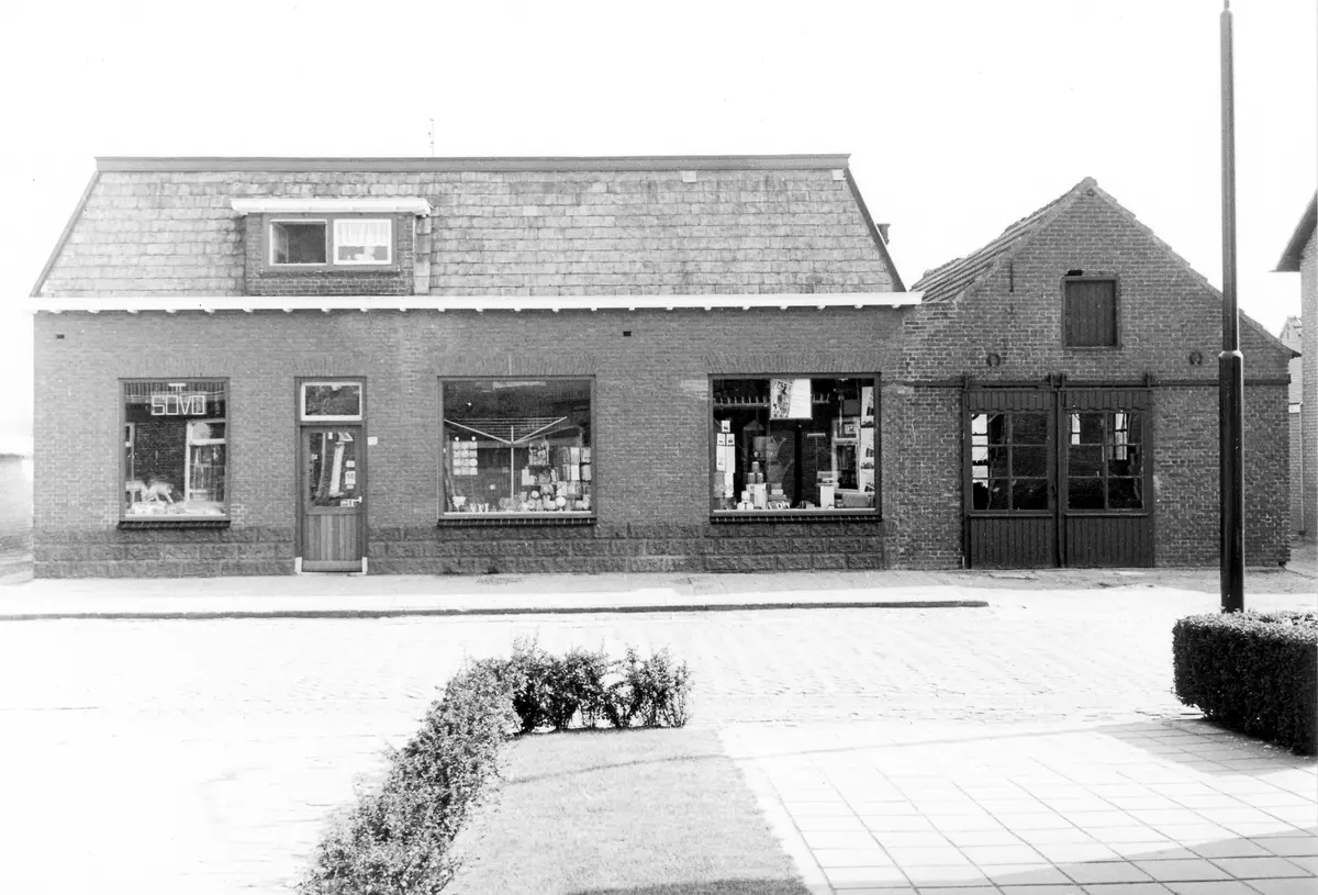 Historische zwart-witfoto van het dorp Lierop (4 van 6)