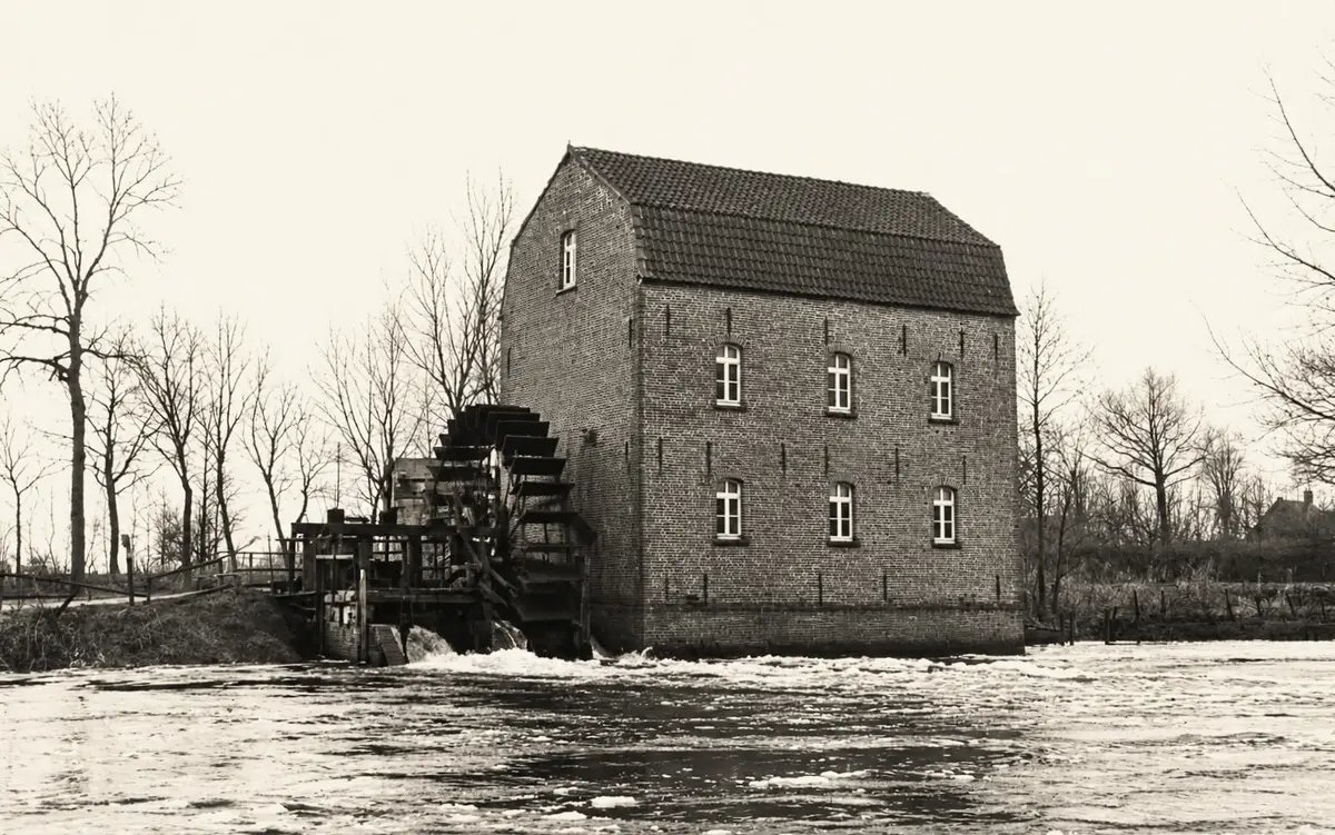 Historische zwart-witfoto van het dorp Lierop (5 van 6)