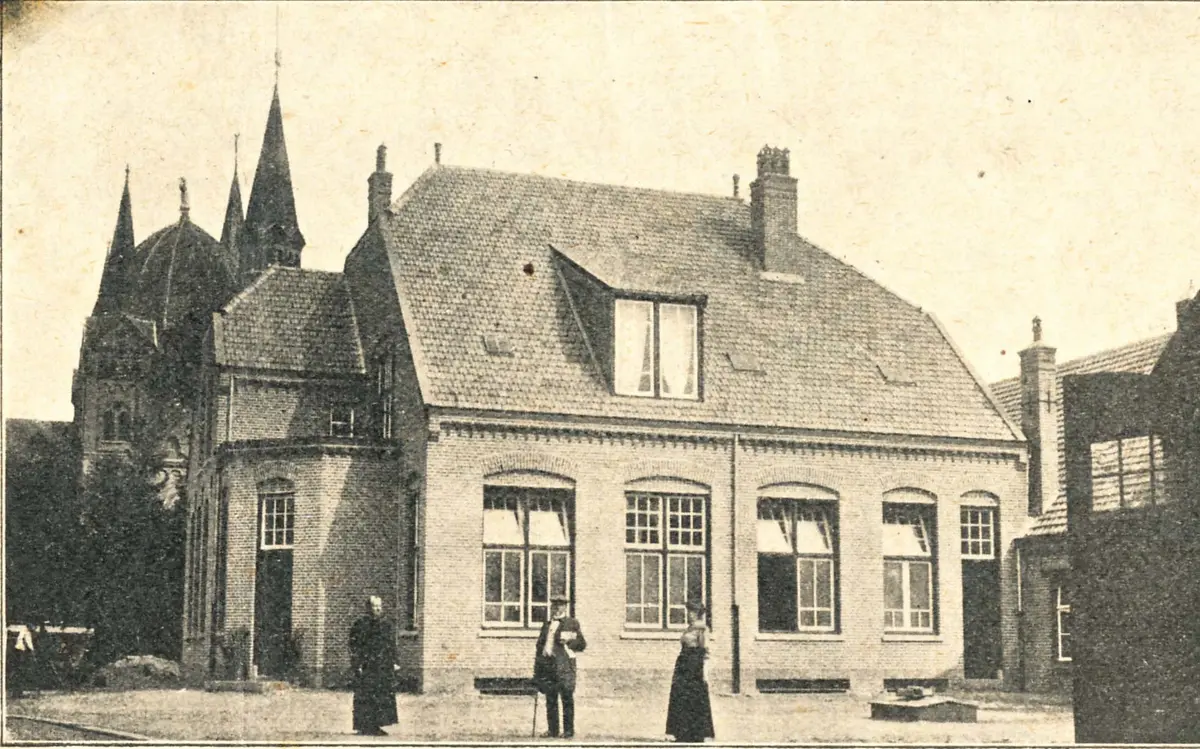 Historische zwart-witfoto van het dorp Lierop (6 van 6)